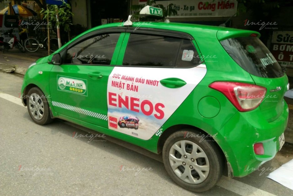 quảng cáo trên taxi tại tỉnh Phú Thọ