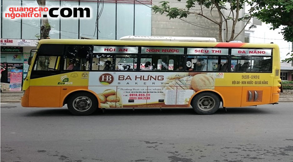 Quảng cáo trên xe bus tại Đà Nẵng Báo giá nhiều chiết