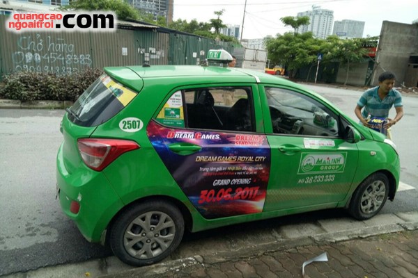 Dự án quảng cáo trên xe taxi của Dream Games