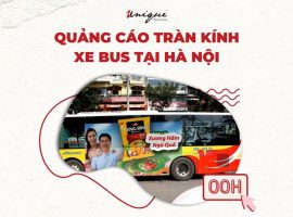 Quảng cáo tràn kính (Full kính) xe bus Hà Nội