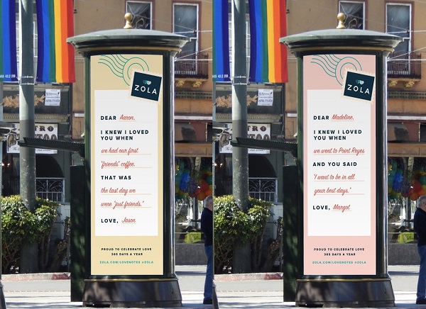 quảng cáo ngoài trời tôn vinh LGBTQ+