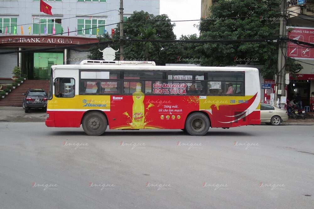 Ranee quảng cáo xe buýt dịp Tết