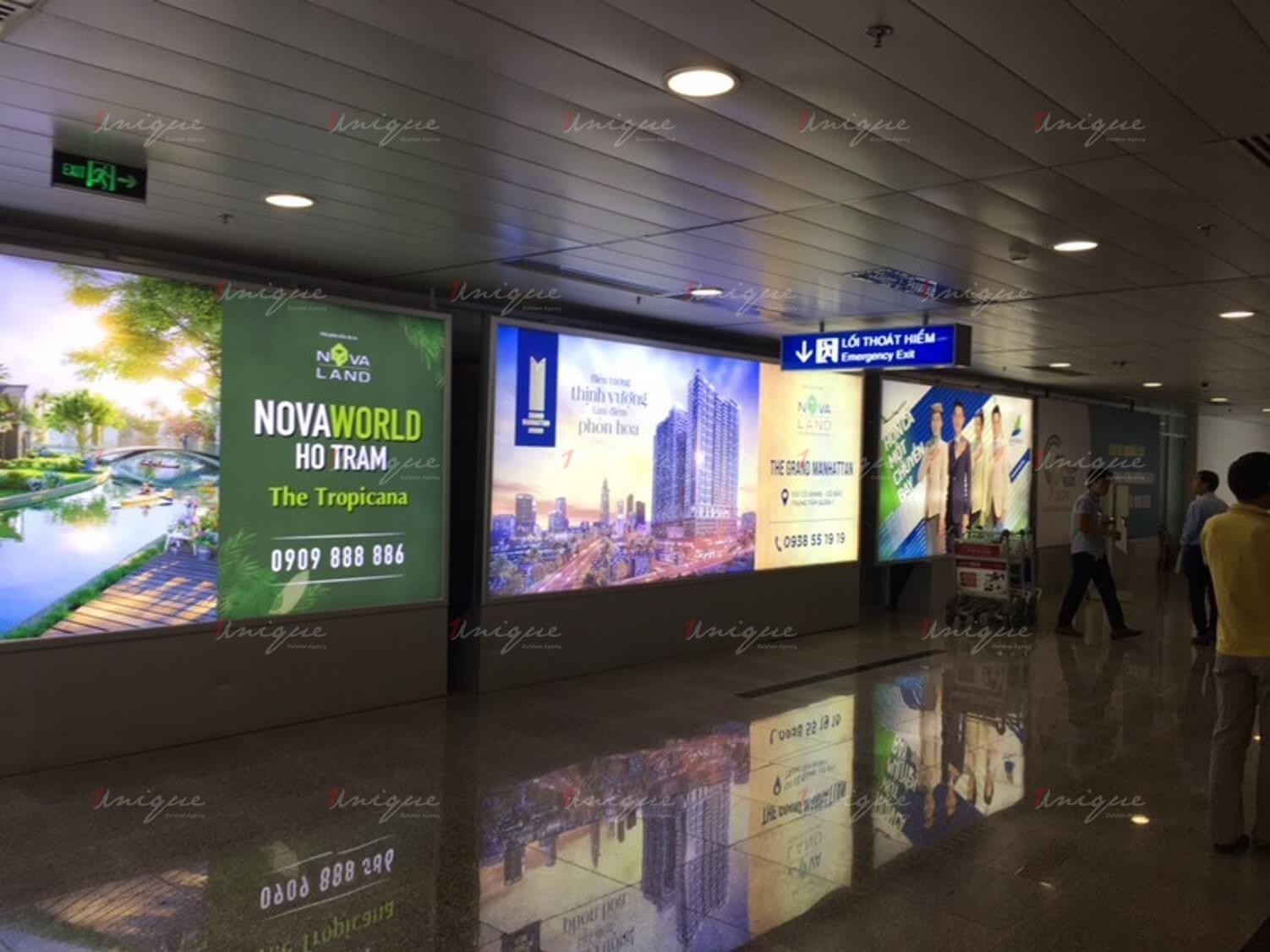 các hình thức quảng cáo tại sân bay
