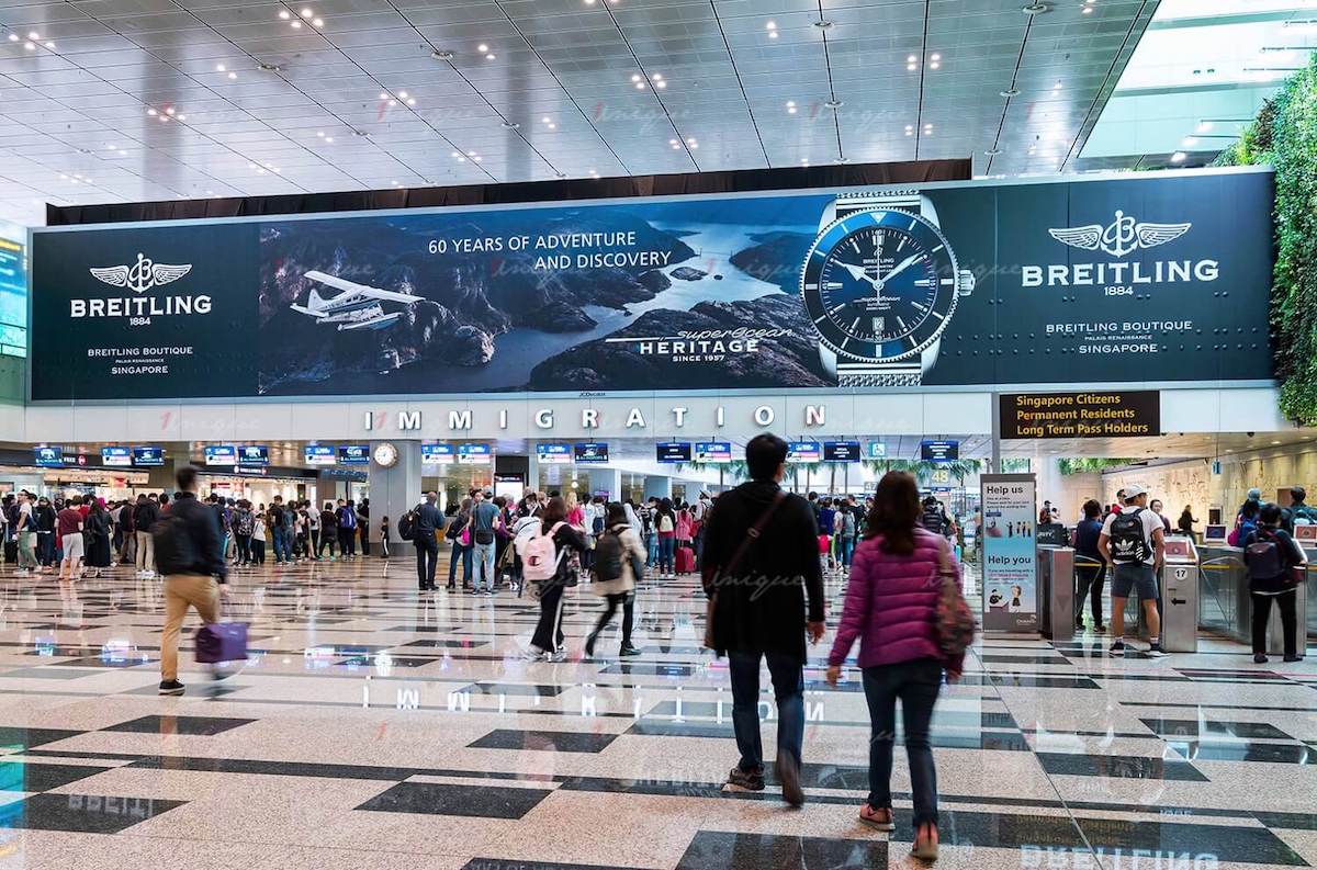 các hình thức quảng cáo tại sân bay