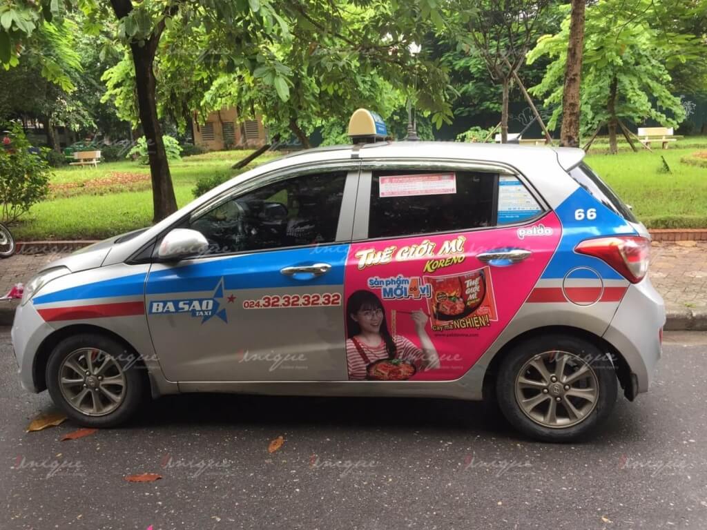 Chiến dịch quảng cáo trên taxi của Thế giới mì Koreno