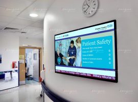 Quảng cáo Led Lcd Frame tại bệnh viện