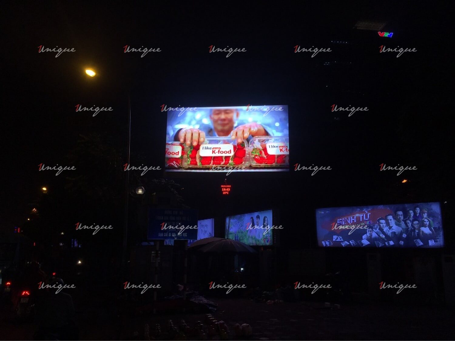 màn hình Led quảng cáo ngoài trời tại 43 Nguyễn Chí Thanh