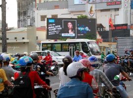 Màn hình Led quảng cáo 125B CMT8, ngã tư Nguyễn Thị Minh Khai
