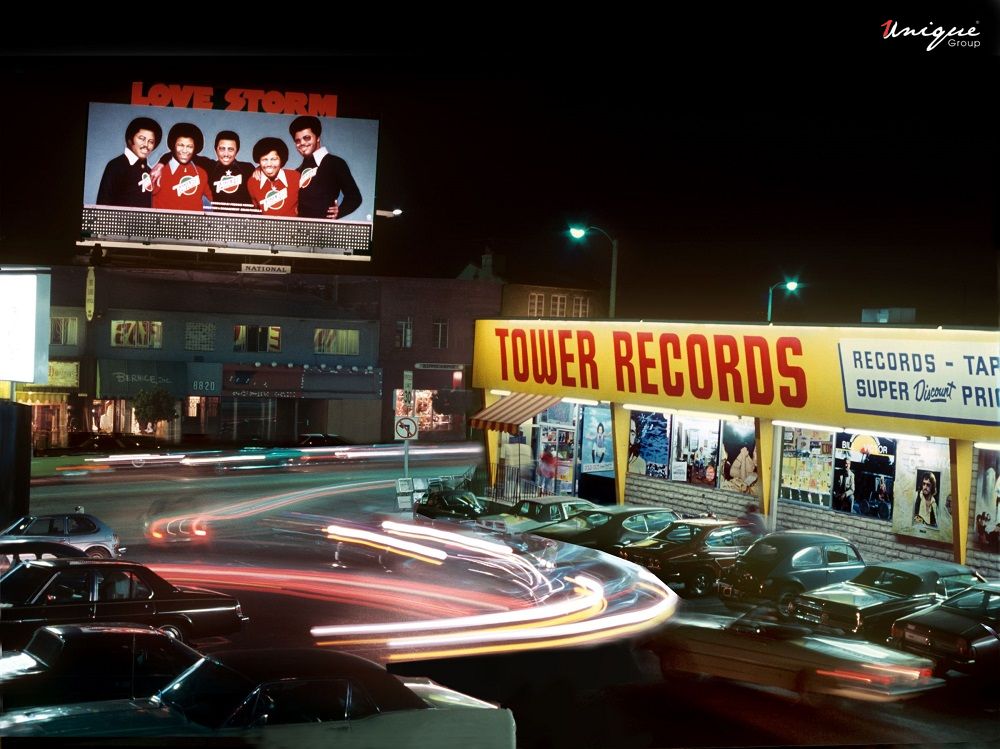 đại lộ quảng cáo ngoài trời nổi tiếng Sunset Strip Hollywood