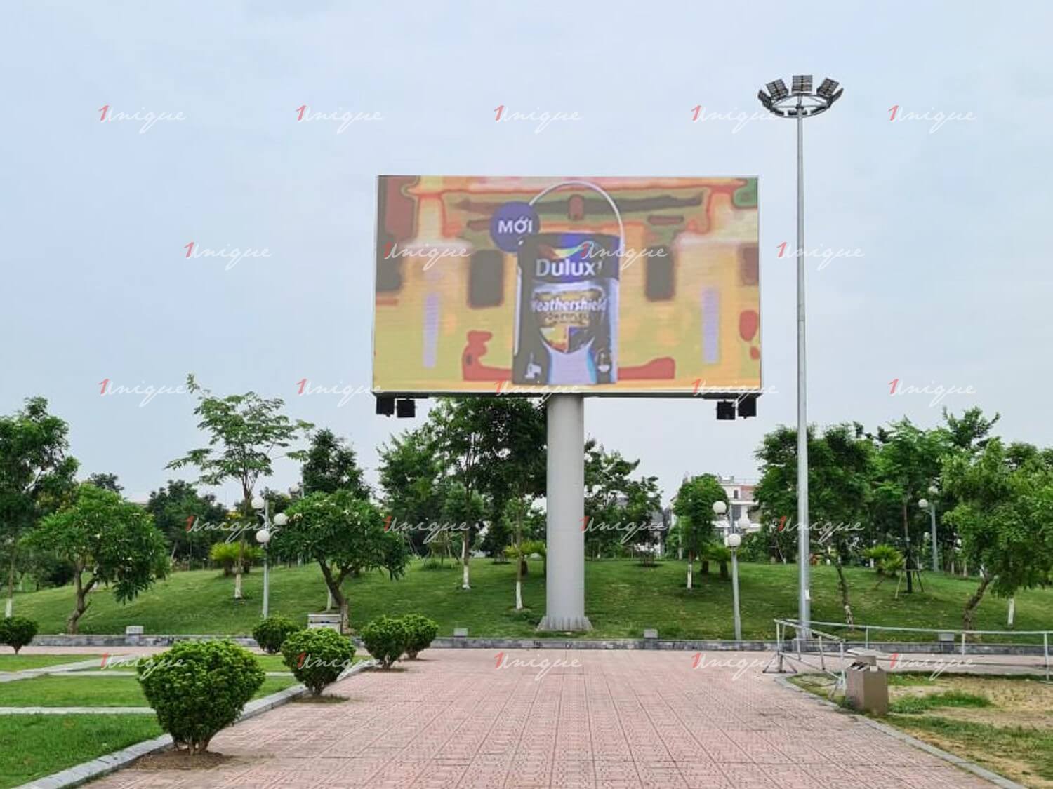 Màn hình Led quảng cáo tại công viên Nguyễn Văn Cừ Bắc Ninh