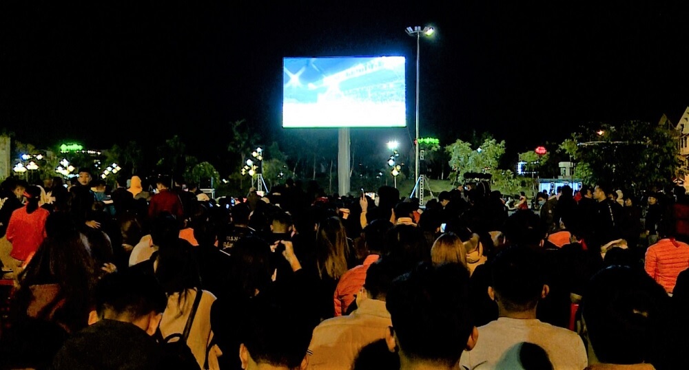 Màn hình Led quảng cáo tại công viên Nguyễn Văn Cừ Bắc Ninh