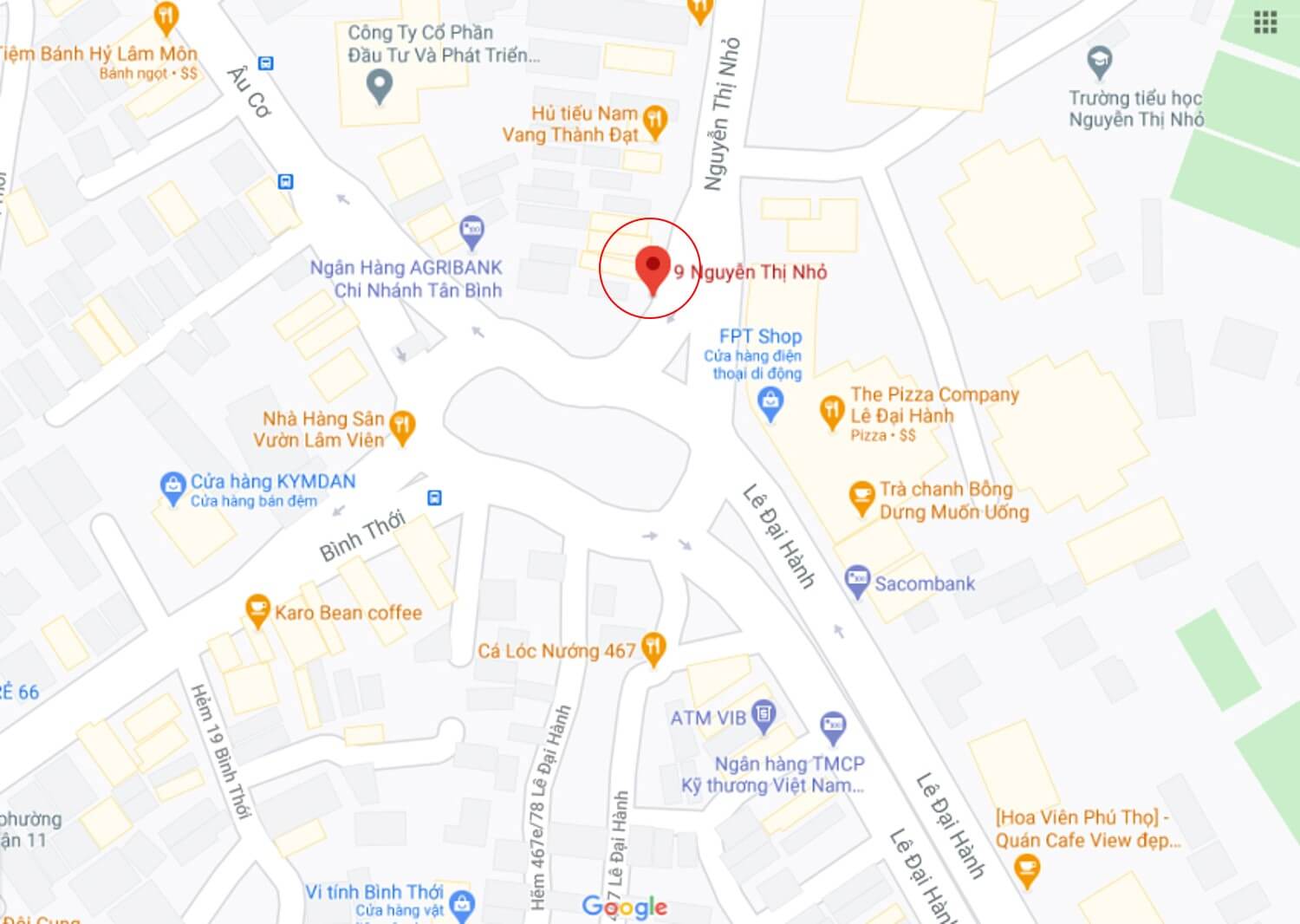 Pano quảng cáo tại 9A Nguyễn Thị Nhỏ (Vòng xoay Lê Đại Hành), Tân Bình, Hồ Chí Minh