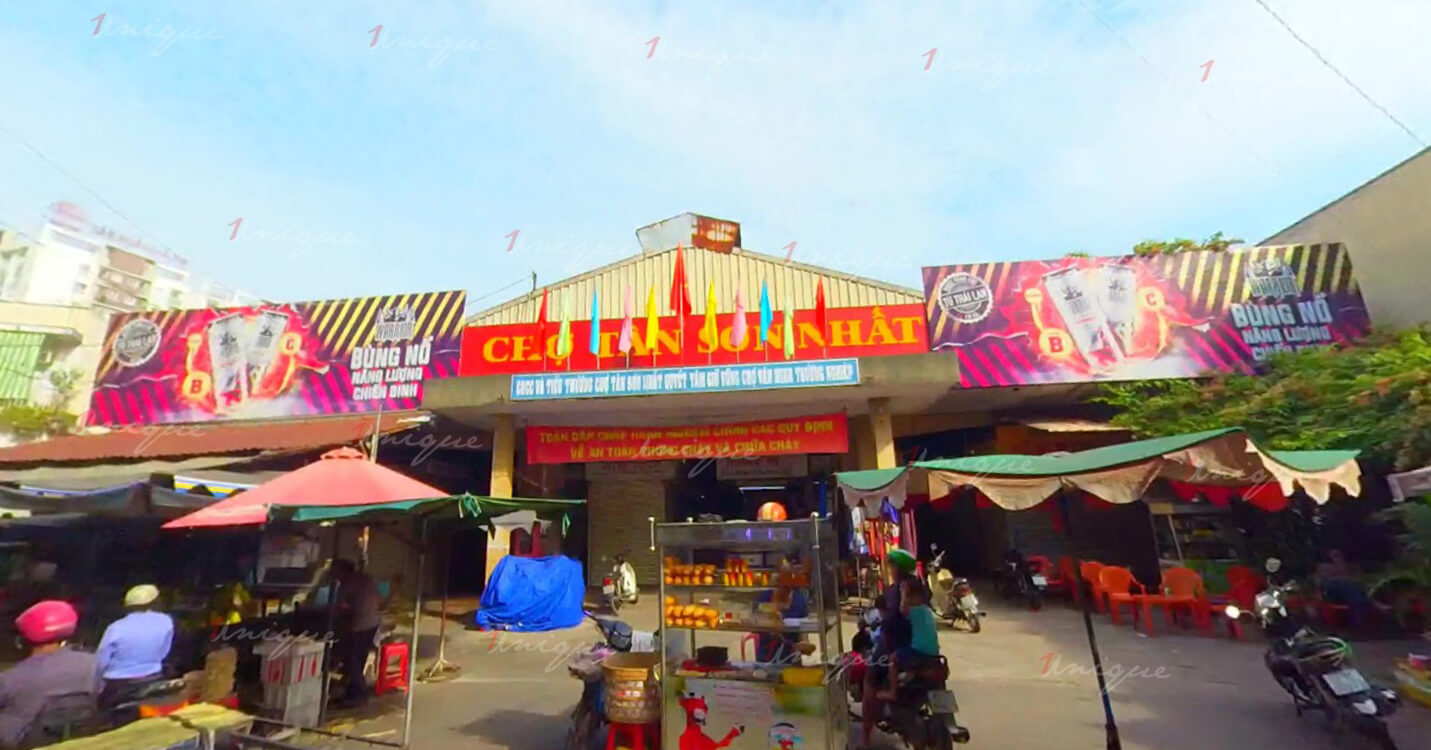 quảng cáo biển chợ Tân Sơn Nhất, Bạch Đằng, Gò Vấp, Hồ Chí Minh
