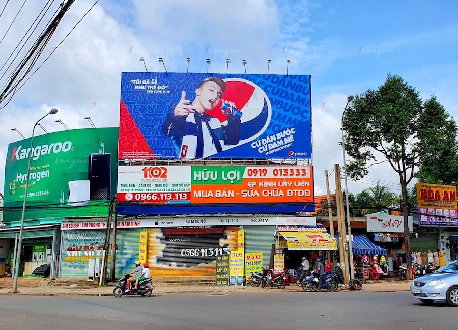 Quảng cáo ngoài trời tại Bình Phước