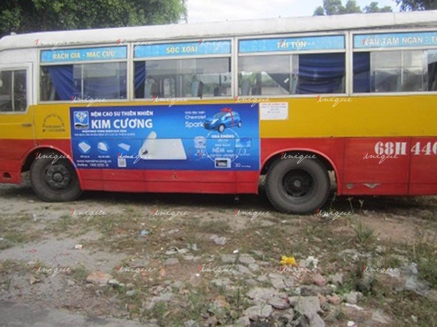 Quảng cáo xe bus tại Kiên Giang