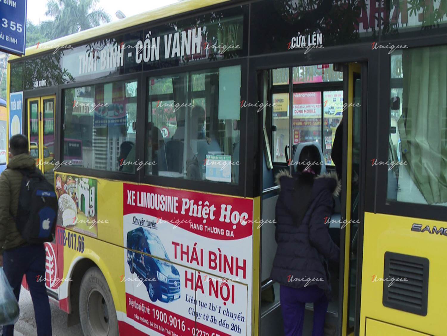 quảng cáo xe bus thái bình