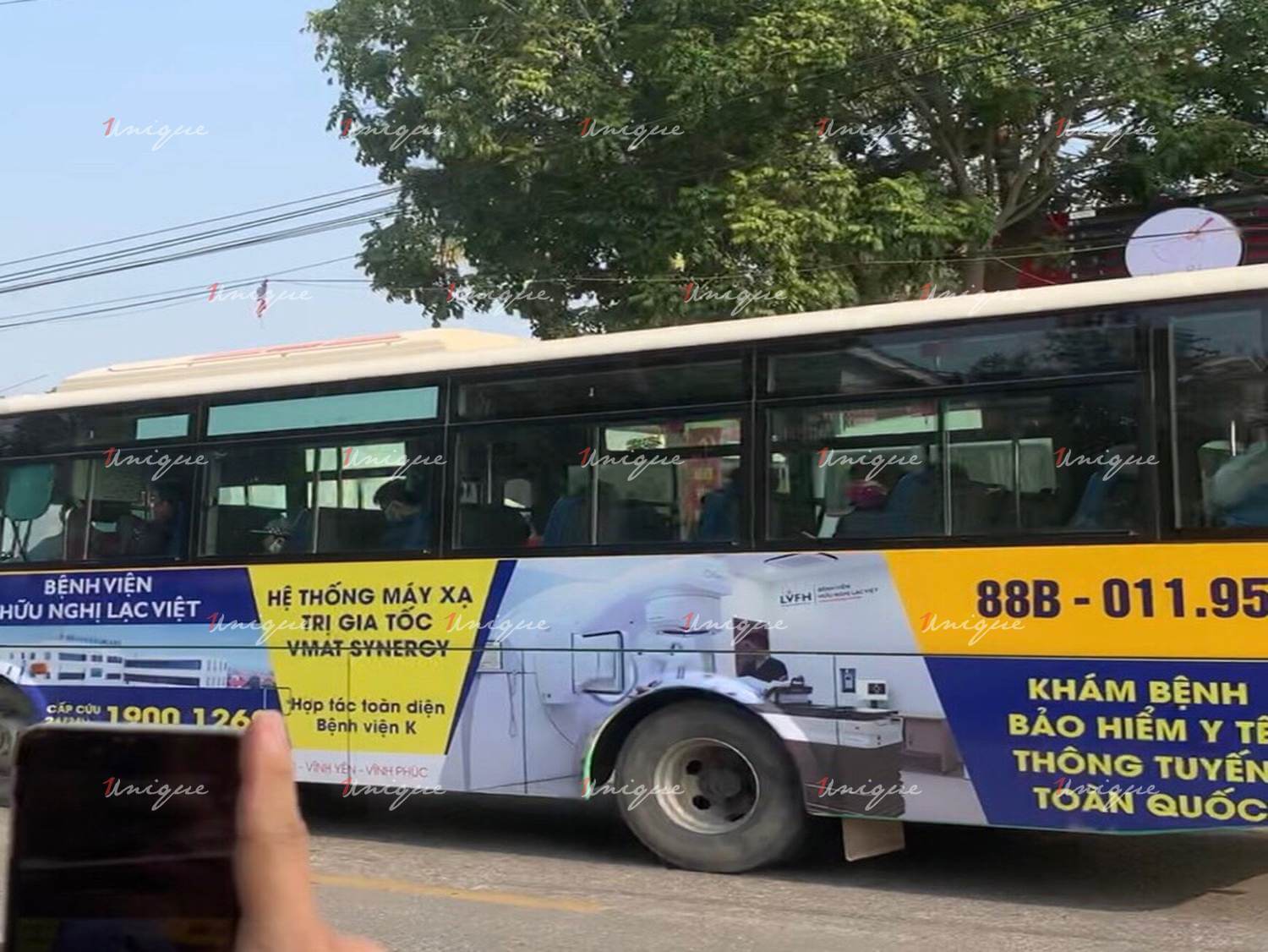 quảng cáo xe bus tại vĩnh phúc