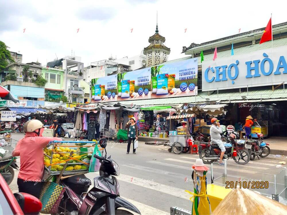 Đường Biên Hòa quảng cáo biển chợ tại nhiều tỉnh thành miền Nam