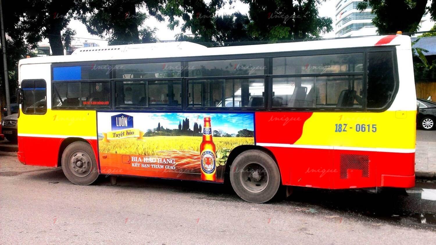 Quảng cáo xe bus tại Nam Định