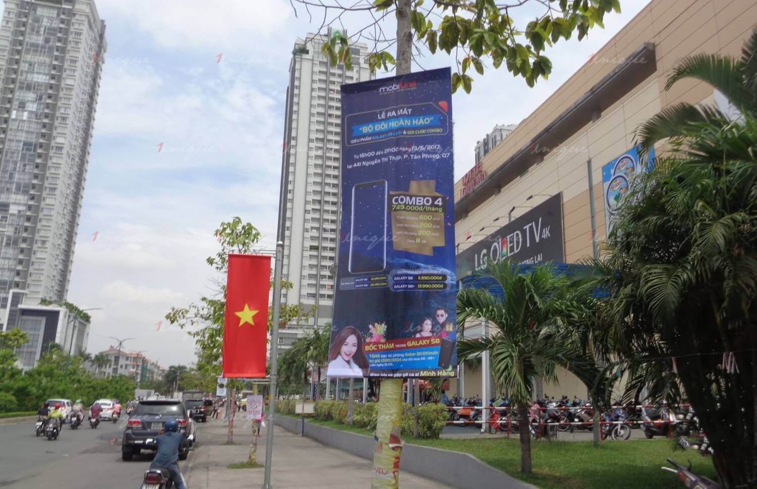 Dịch vụ treo băng rôn, phướn, banner quảng cáo tại Hà Nội