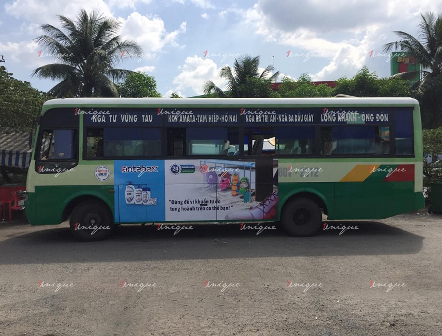 quảng cáo trên xe bus tại Vũng Tàu