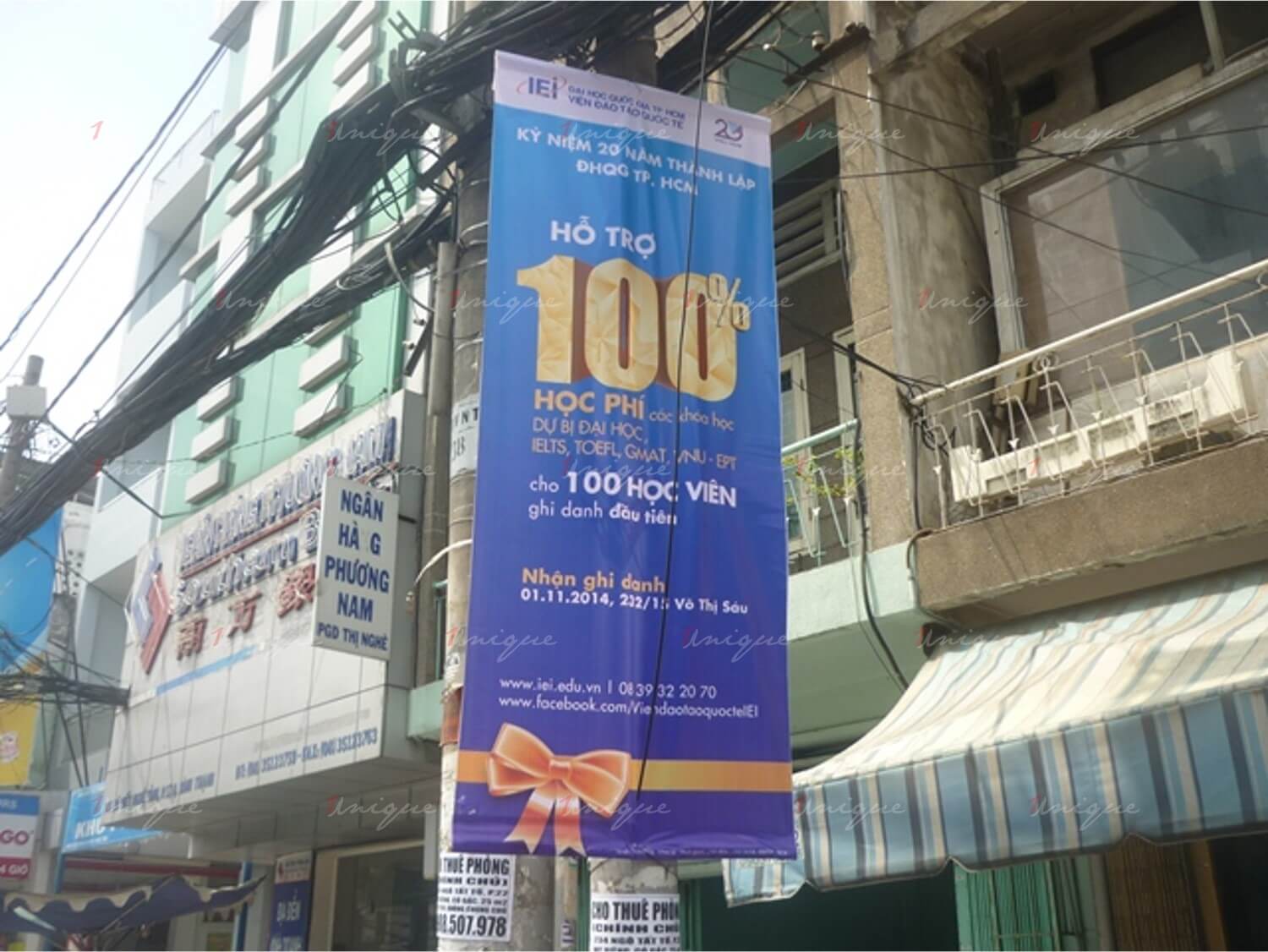 treo băng rôn phướn banner quảng cáo tại tphcm