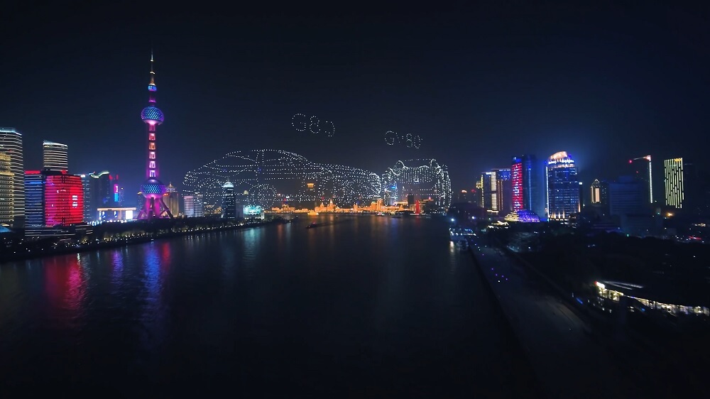 Genesis drone show ra mắt thương hiệu tại Trung Quốc