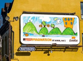 Chiến dịch OOH Feed Imagination của Goldfish: Mang cả thế giới trẻ thơ lên bảng quảng cáo ngoài trời