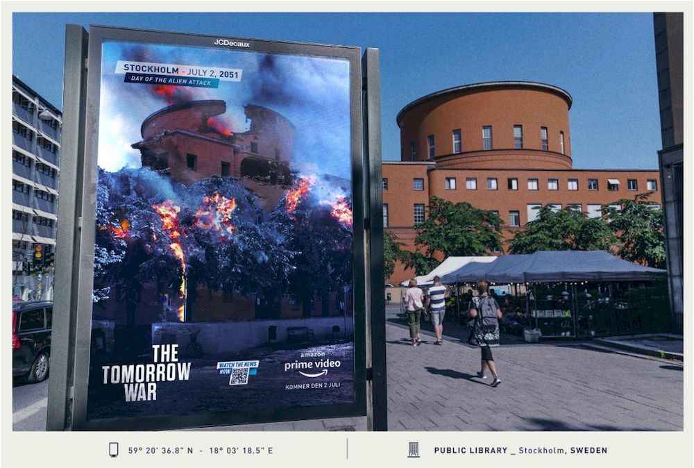 Chiến dịch quảng cáo ngoài trời sáng tạo của phim "The Tomorrow War"