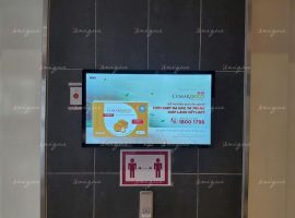 CumarGold New quảng cáo trên màn hình LCD tại Aeon Mall Long Biên
