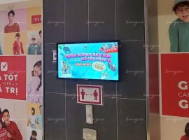 Thiên Đường Bảo Sơn quảng cáo màn hình LCD tại Aeon Mall Long Biên