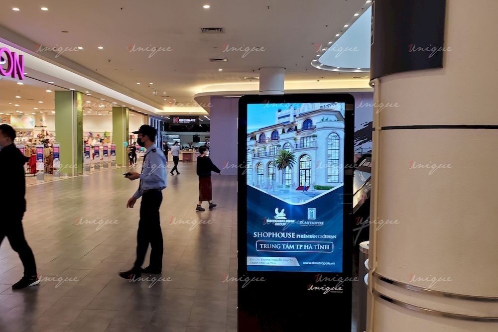 Tân Hoàng Minh quảng cáo màn hình LCD quảng bá dự án D’.Metropole Hà Tĩnh
