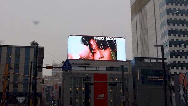chiến dịch quảng cáo ngoài trời chúc mừng sinh nhật Hanbin Ngô Ngọc Hưng