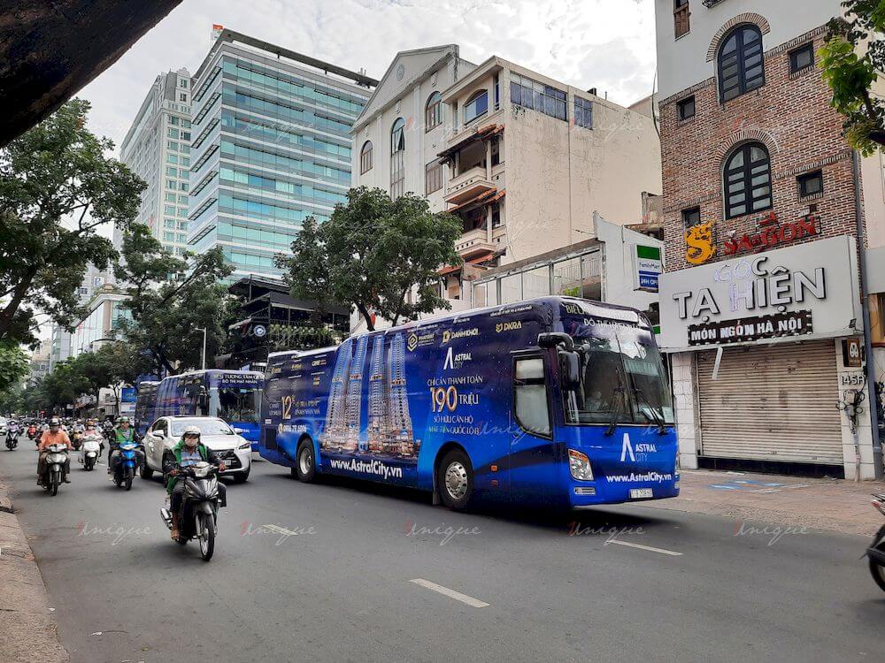 Căn hộ cao cấp Astral City quảng cáo Luxury Roadshow xe ô tô 45 chỗ tại Hồ Chí Minh