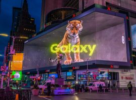 Samsung triển khai chiến dịch 3D DOOH quảng bá Galaxy Unpacked 2022