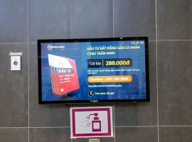 “Đầu tư bất động sản cùng Trần Minh” quảng cáo LCD Aeon Mall Long Biên