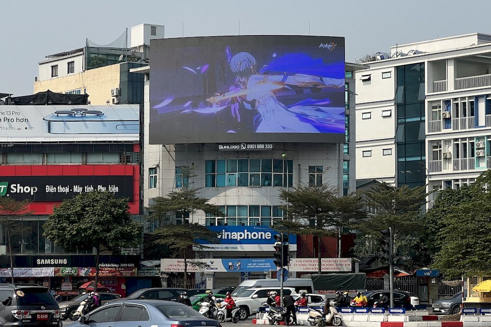 Honkai Impact 3 xuất hiện trên các màn hình LED quảng cáo hot tại Hà Nội, Hồ Chí Minh
