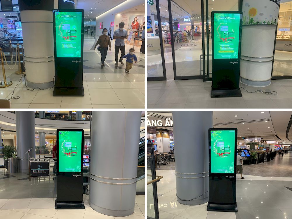 Dược Minh An triển quảng cáo trên hệ thống màn hình LCD tại Aeon Mall Long Biên
