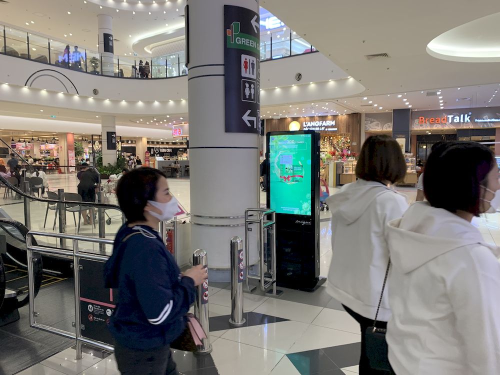 Dược Minh An triển quảng cáo trên hệ thống màn hình LCD tại Aeon Mall Long Biên