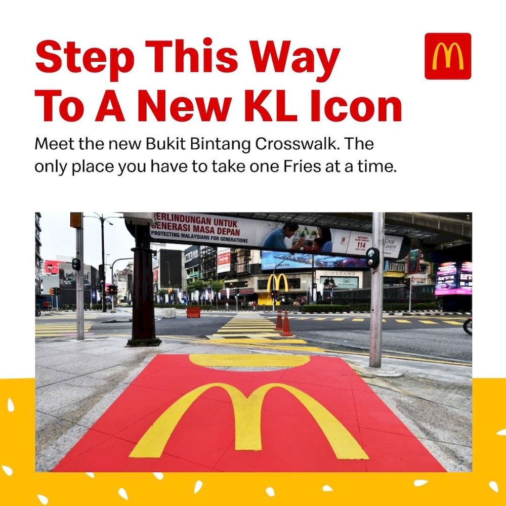 Chiến dịch OOH mới của McDonald's trang trí đường phố với món khoai tây chiên khổng lồ