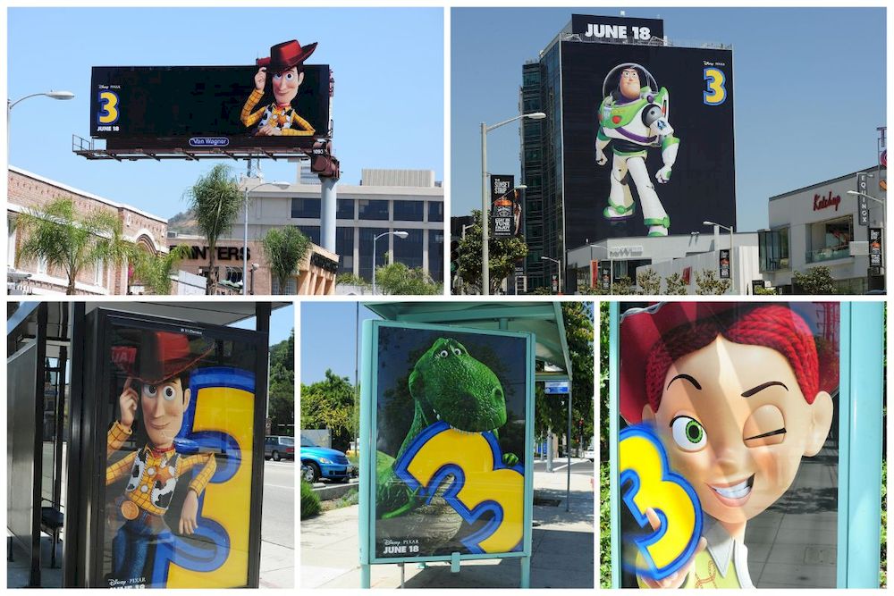 Creative OOH: Chiến dịch quảng cáo ngoài trời sắc màu của “Toy Story 3” đưa bạn trở lại tuổi thơ