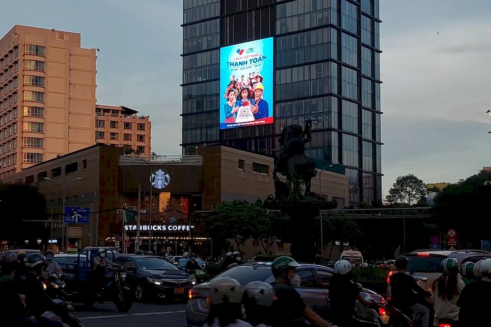 VNPAY-QR quảng cáo màn hình LED ngoài trời tại A&B Tower (Quận 1, Hồ Chí Minh)