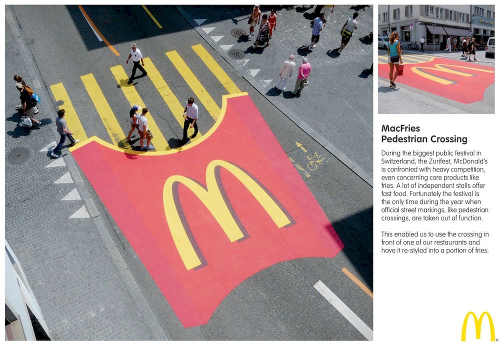 Biển quảng cáo sáng tạo của McDonald's