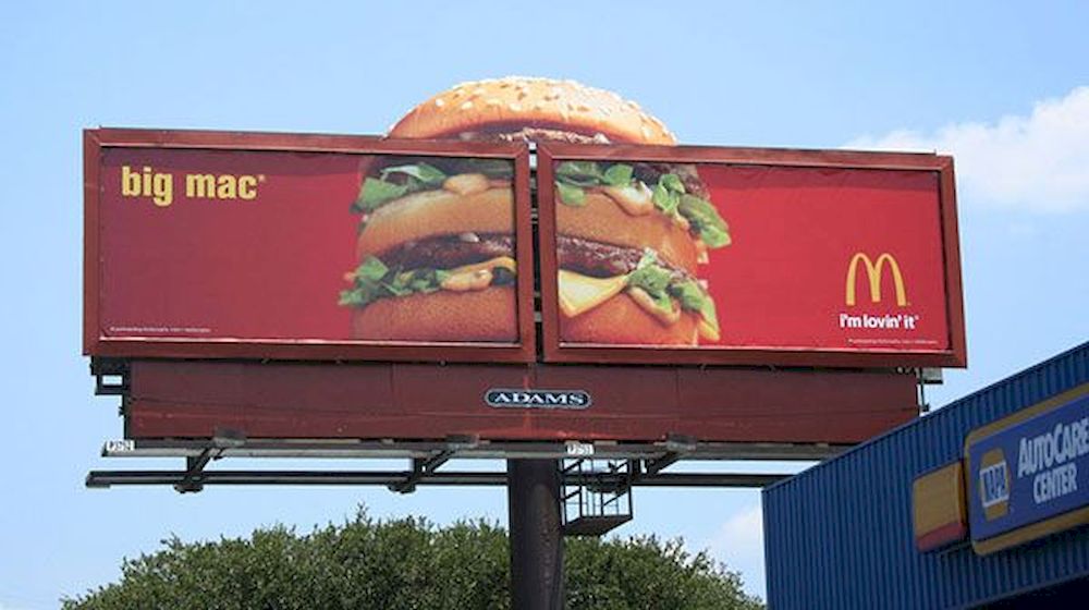 Biển quảng cáo sáng tạo của McDonald's