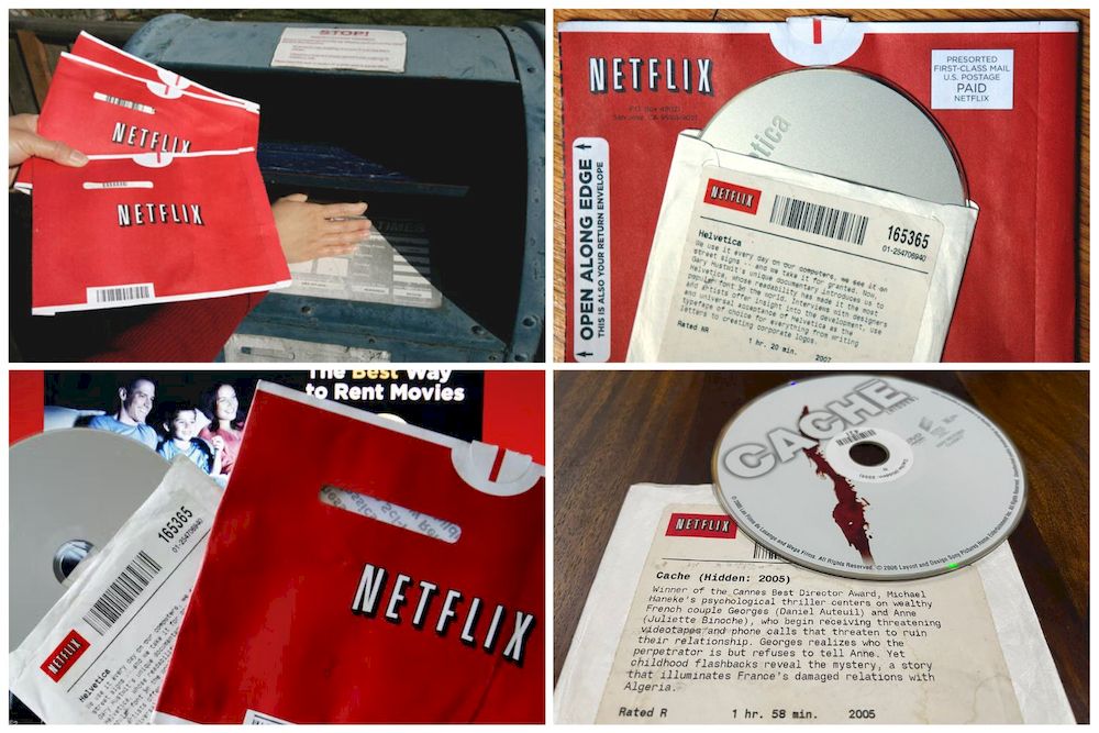 Netflix kỷ niệm 25 năm thành lập với Billboard quảng cáo gợi nhắc những phong bì thư màu đỏ đựng đĩa DVD cho thuê đầy hoài niệm