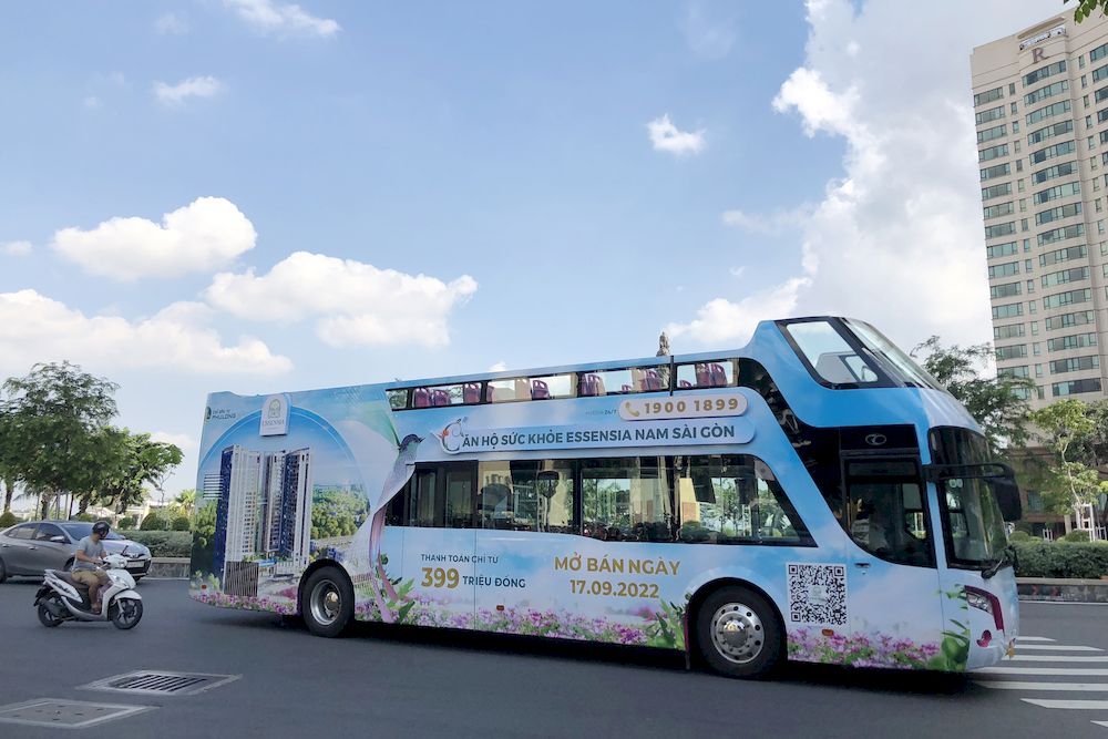 Chiến dịch Roadshow xe bus 2 tầng của dự án bất động sản Essensia Nam Sài Gòn
