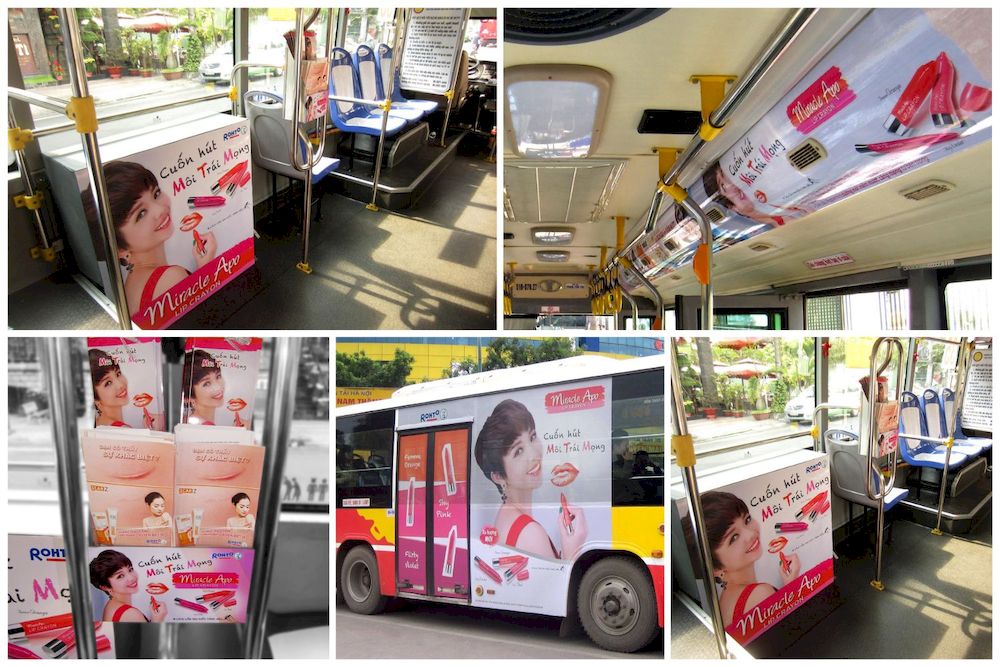 Creative Bus Advertising: Các hình thức quảng cáo xe bus sáng tạo