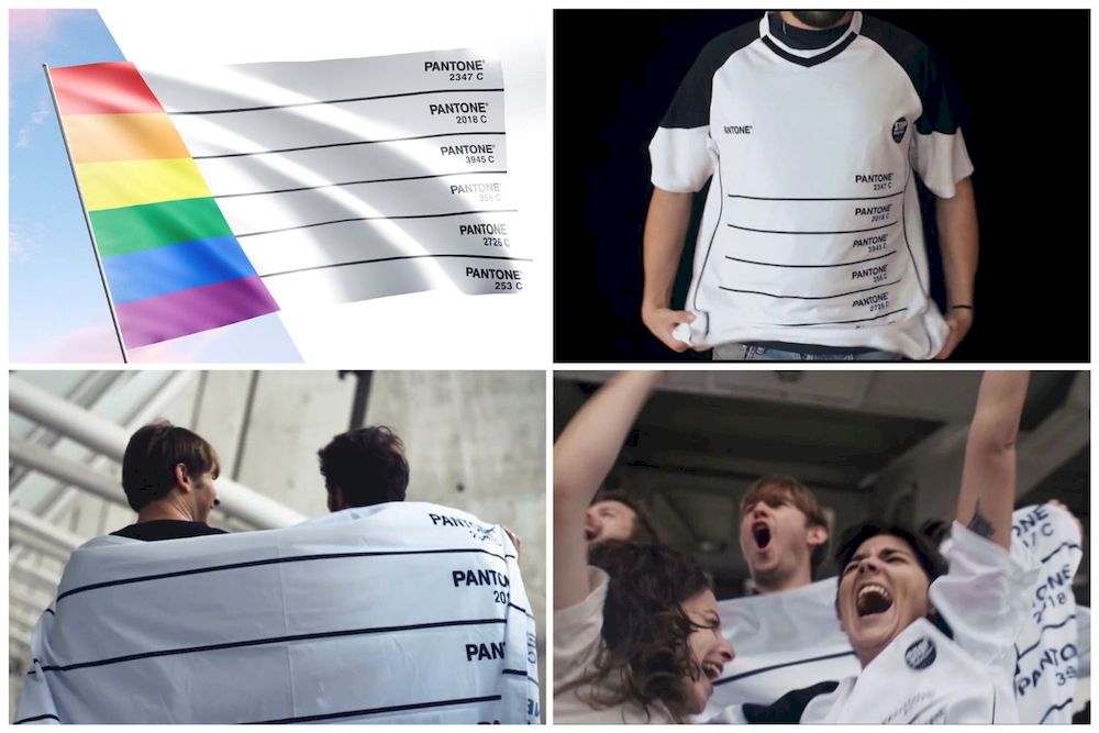 Creative OOH: Chiến dịch “Colors of Love” biến lá cờ lục sắc thành mã màu Pantone để lách luật kỳ thị LGBT+ tại Qatar