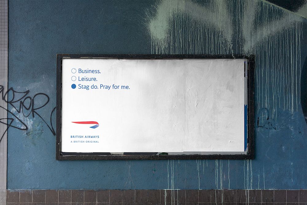 Chiến dịch OOH “A British Original” của British Airways truyền cảm hứng vi vu đến mọi người