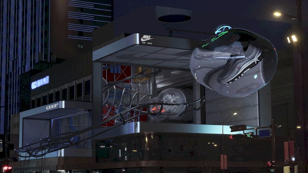 3D DOOH siêu ấn tượng của Nike Air Max Day 2023 tại Hàng Châu, Trung Quốc